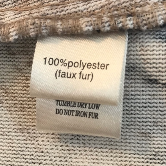 dylan long sleeve faux fur jacket leopard print - Picture 11 of 12